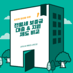 무주택 청년을 위한 전월세 보증금 대출 & 지원 제도 비교